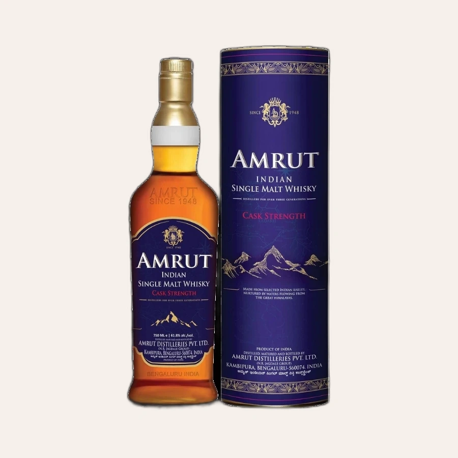 Rượu Whisky Ấn Độ Amrut Single Malt Cask Strength