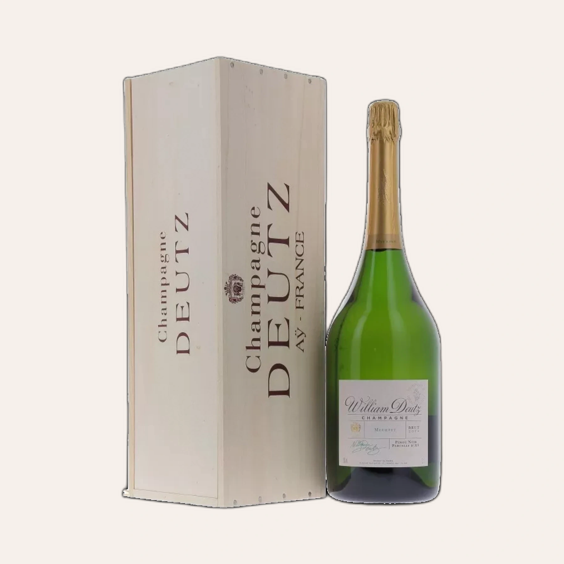 Rượu Champagne Pháp Hommage a William Deutz Meurtet Single Vineyard 2015 Kèm Hộp
