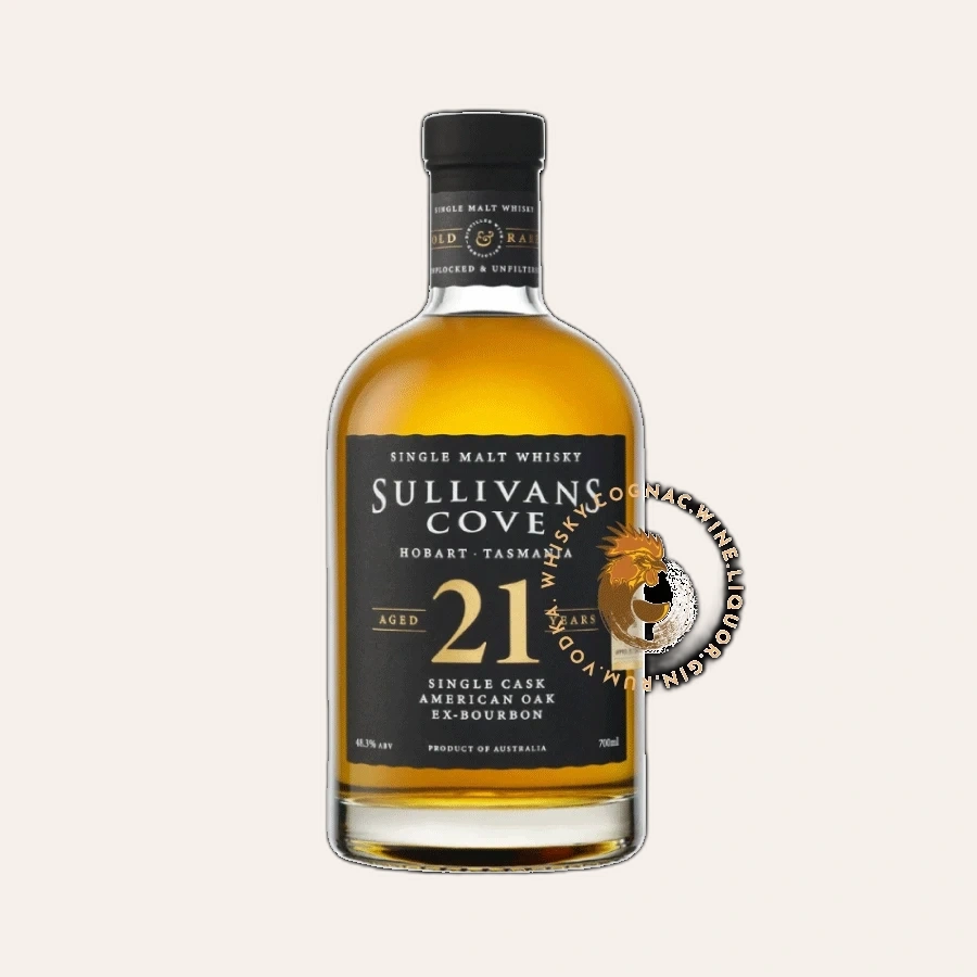 Rượu Whisky Úc Sullivans Cove 21 Year Old American Oak