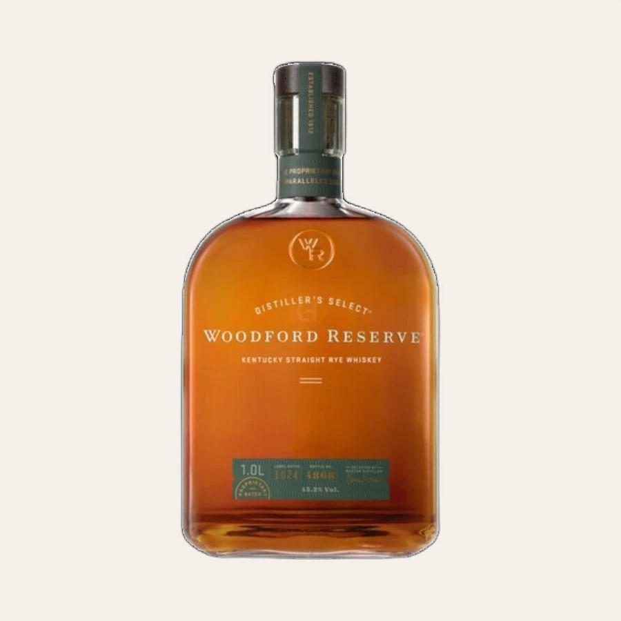 Rượu Whiskey Woodford Reserve Kentucky Straight Rye 1L