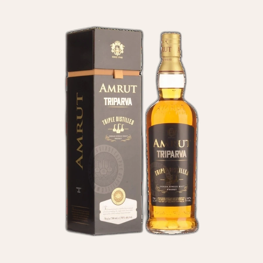 Rượu Whisky Ấn Độ Amrut Triparva Triple Distilled