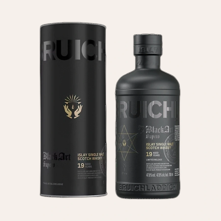 Rượu Whisky Bruichladdich 19 Year Old Black Art Sapero