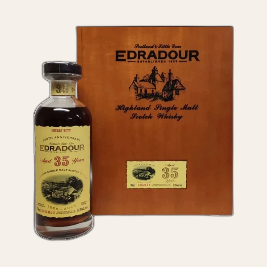 Rượu Whisky Edradour 35 Year Old Enigma No.2 200th Anniversary 1989 Bottled 2025