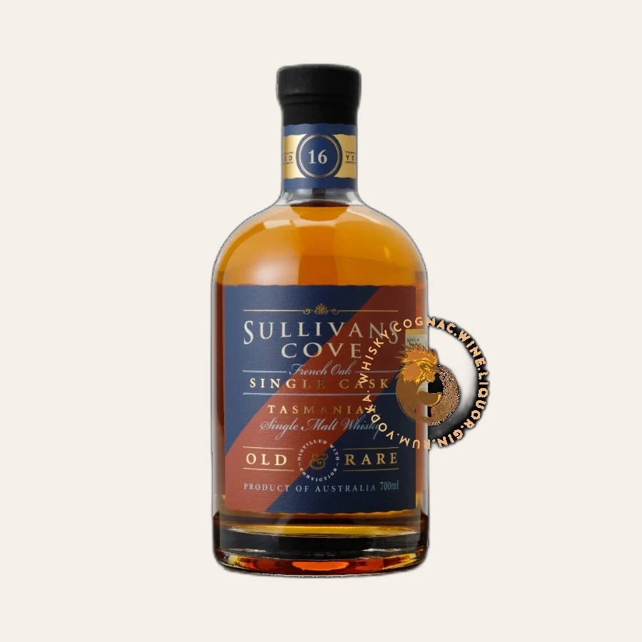 Rượu Whisky Úc Sullivans Cove 16 Year Old French Oak Old & Rare Second-Fill
