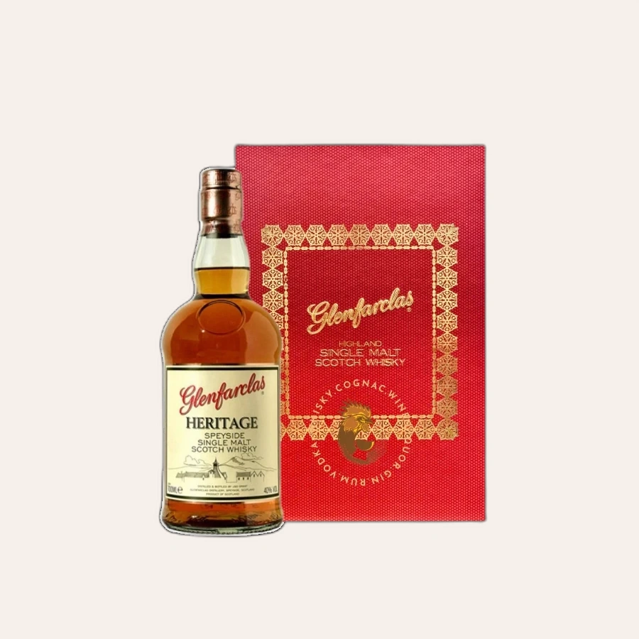 Rượu Whisky Glenfarclas Heritage Phiên Bản Hộp Quà Tết 2025