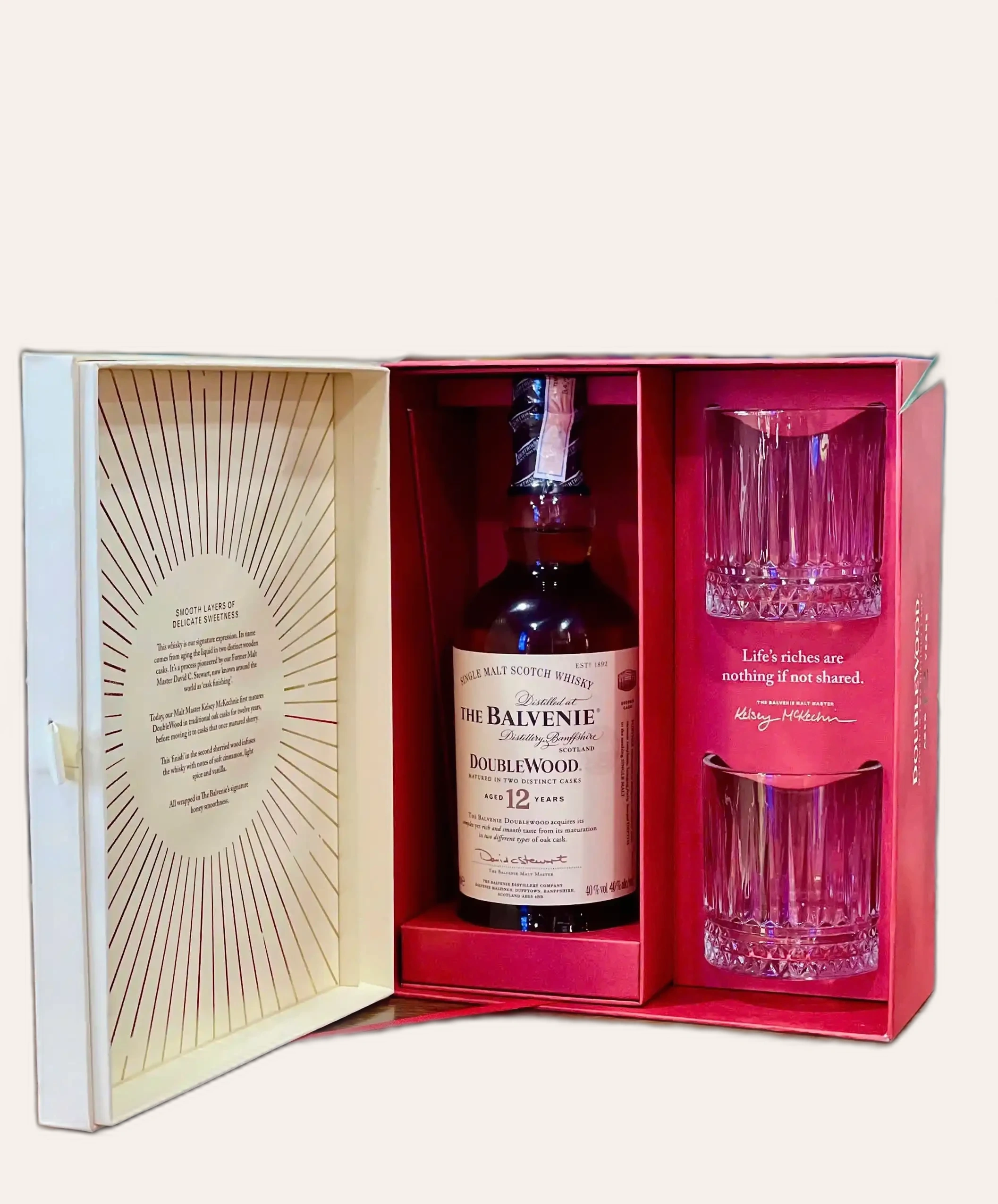 Balvenie 12 Year Old Double Wood Hộp Quà Tết 2026 Lý Tưởng