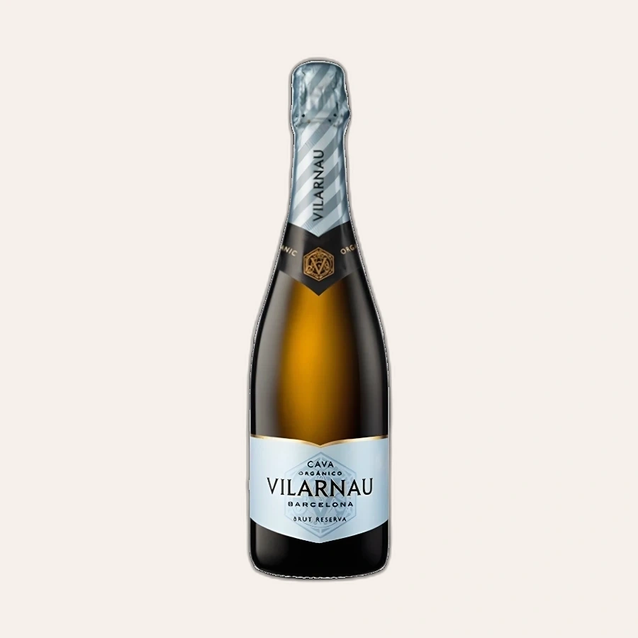 Rượu Sparkling Tây Ban Nha Cava Vilarnau Barcelona Brut Reserva Organico 750ml