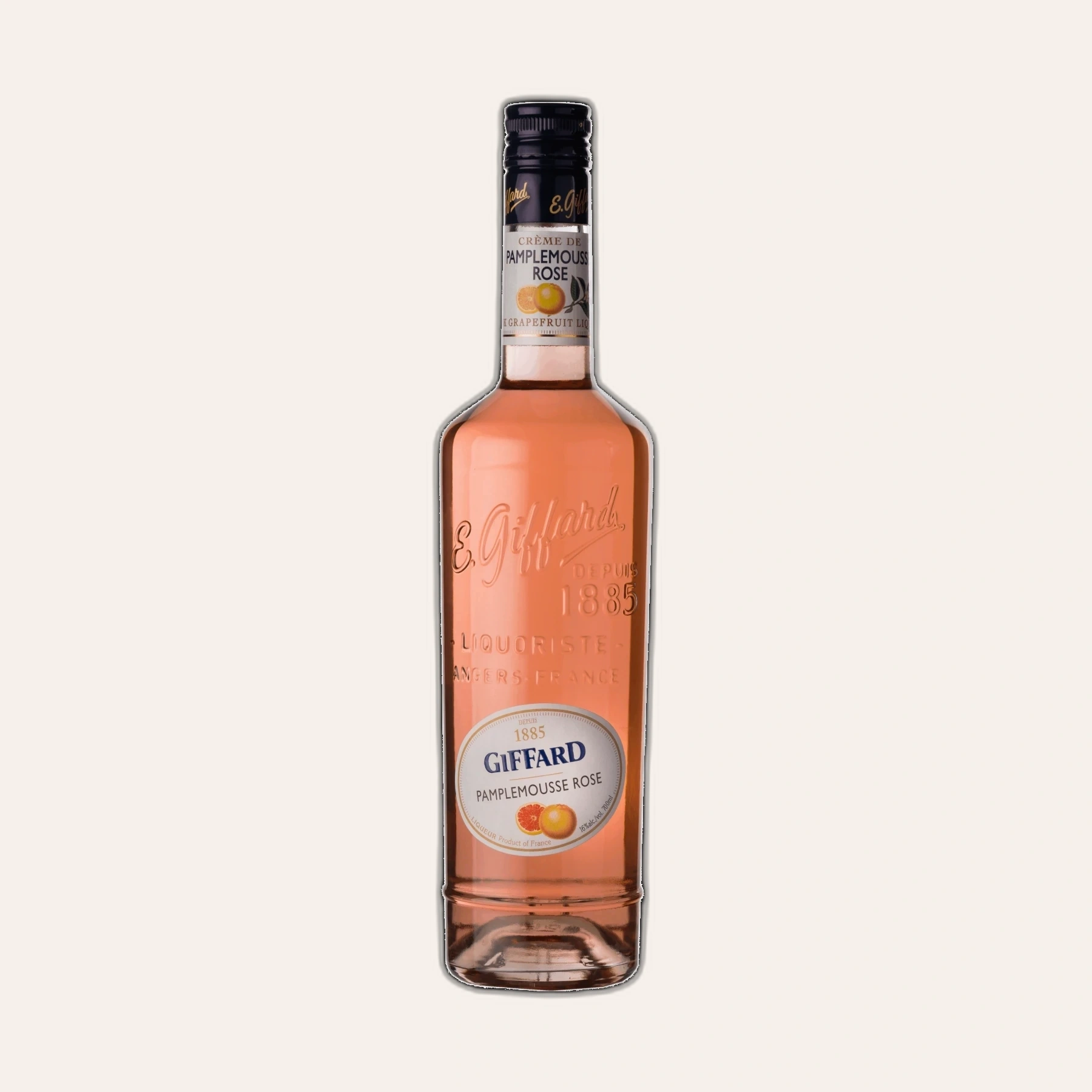 Rượu Liqueur Pháp Giffard Pink Grapefruit Creme de Pamplemousse Rose