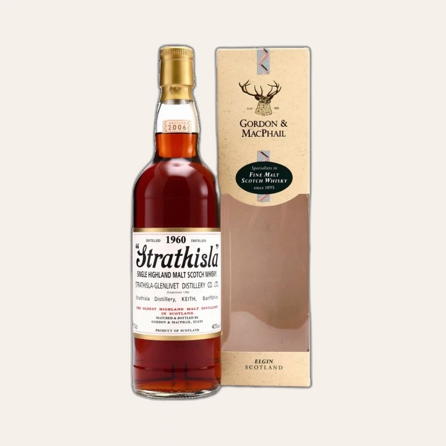 Rượu Whisky Strathisla 51 Year Old Gordon & Macphail 1960