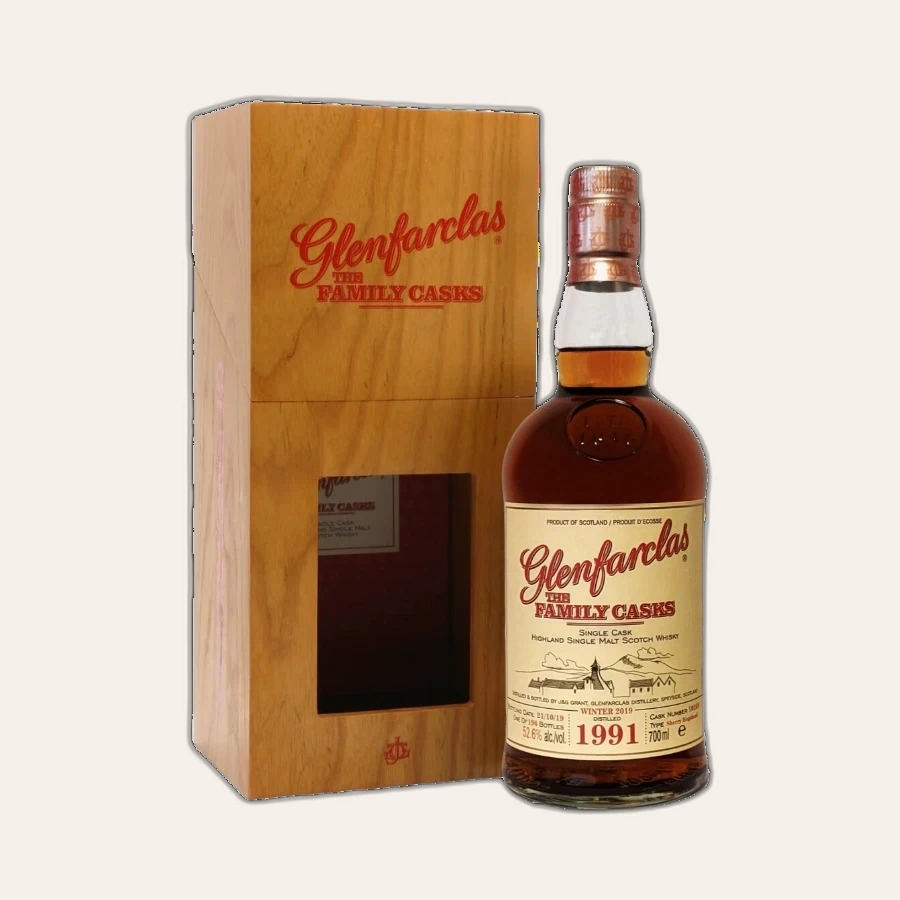 Rượu Whisky Glenfarclas 28 Year Old Family Casks 1991