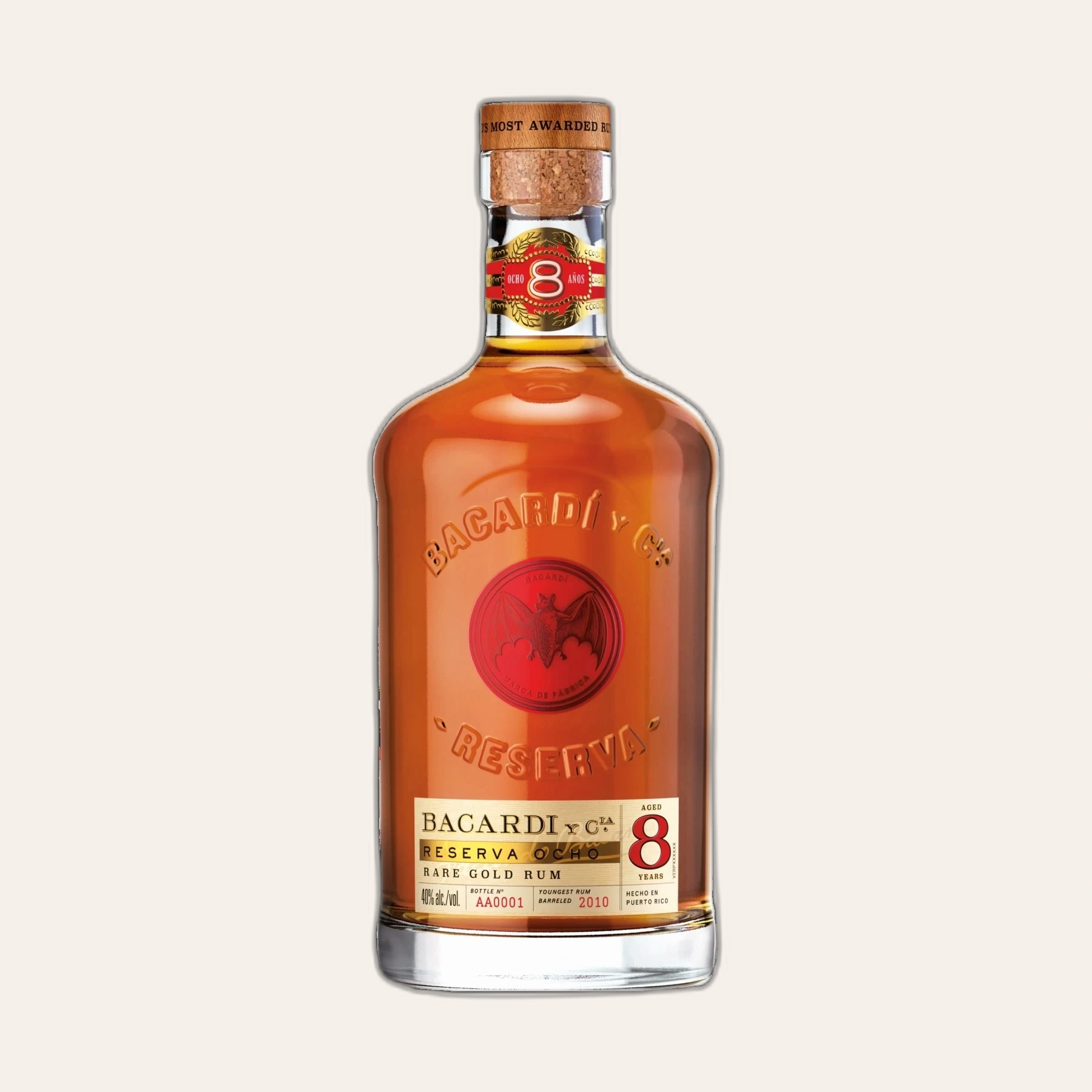Rượu Rum Cuba Bacardi Carta Ocho 8 Years Old