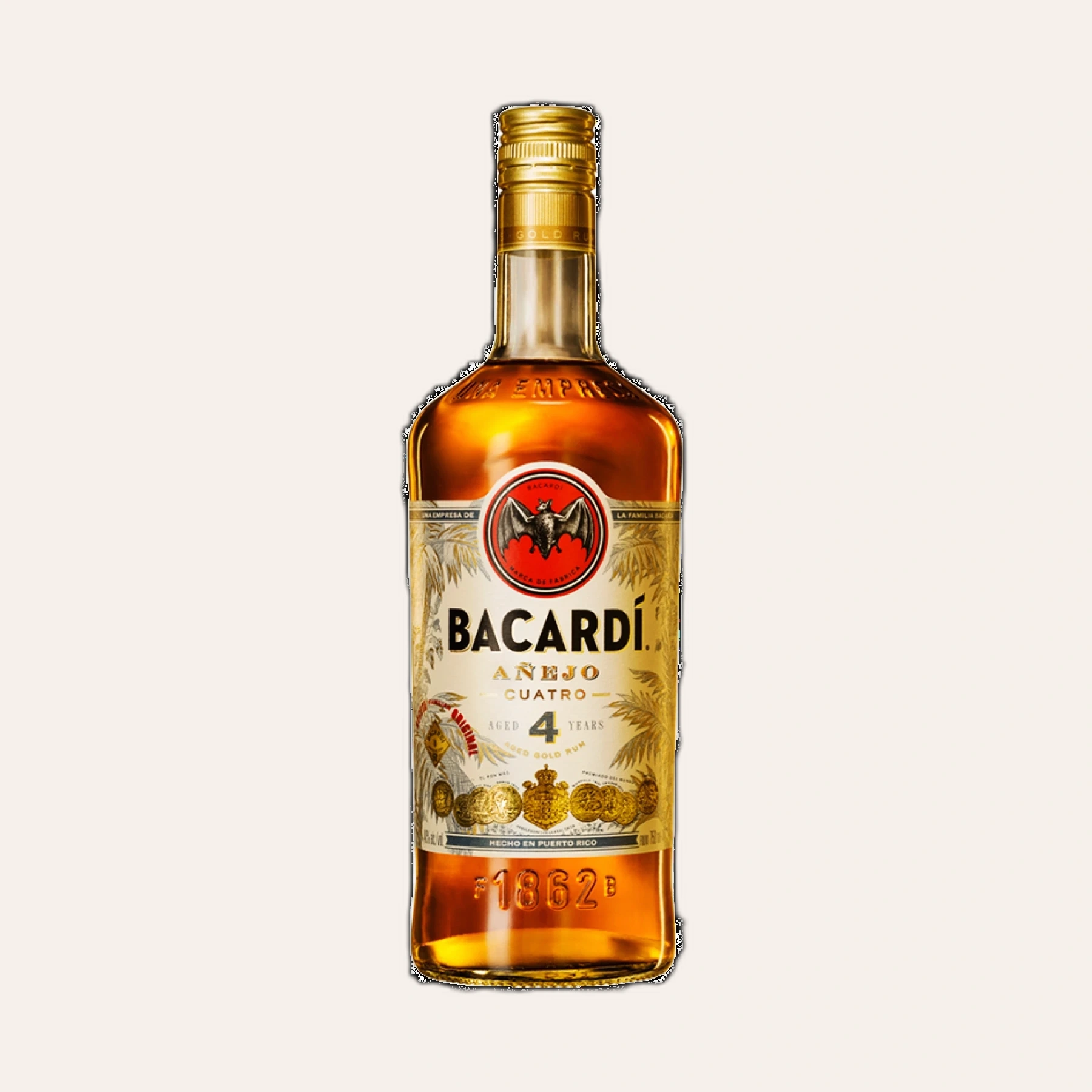 Rượu Rum Cuba Bacardi Carta Anejo Cuatro 4 Years Old