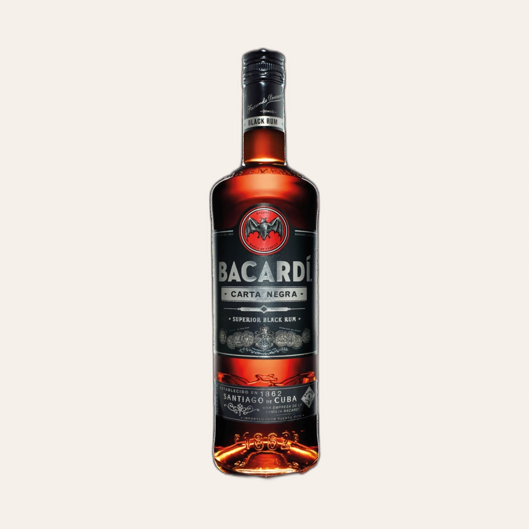 Rượu Rum Cuba Bacardi Carta Negra Dark