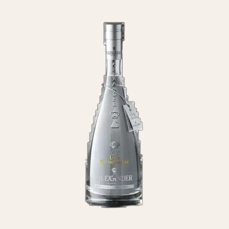 Rượu Grappa Ý Grappa Di Chardonnay Uve d'Alexander