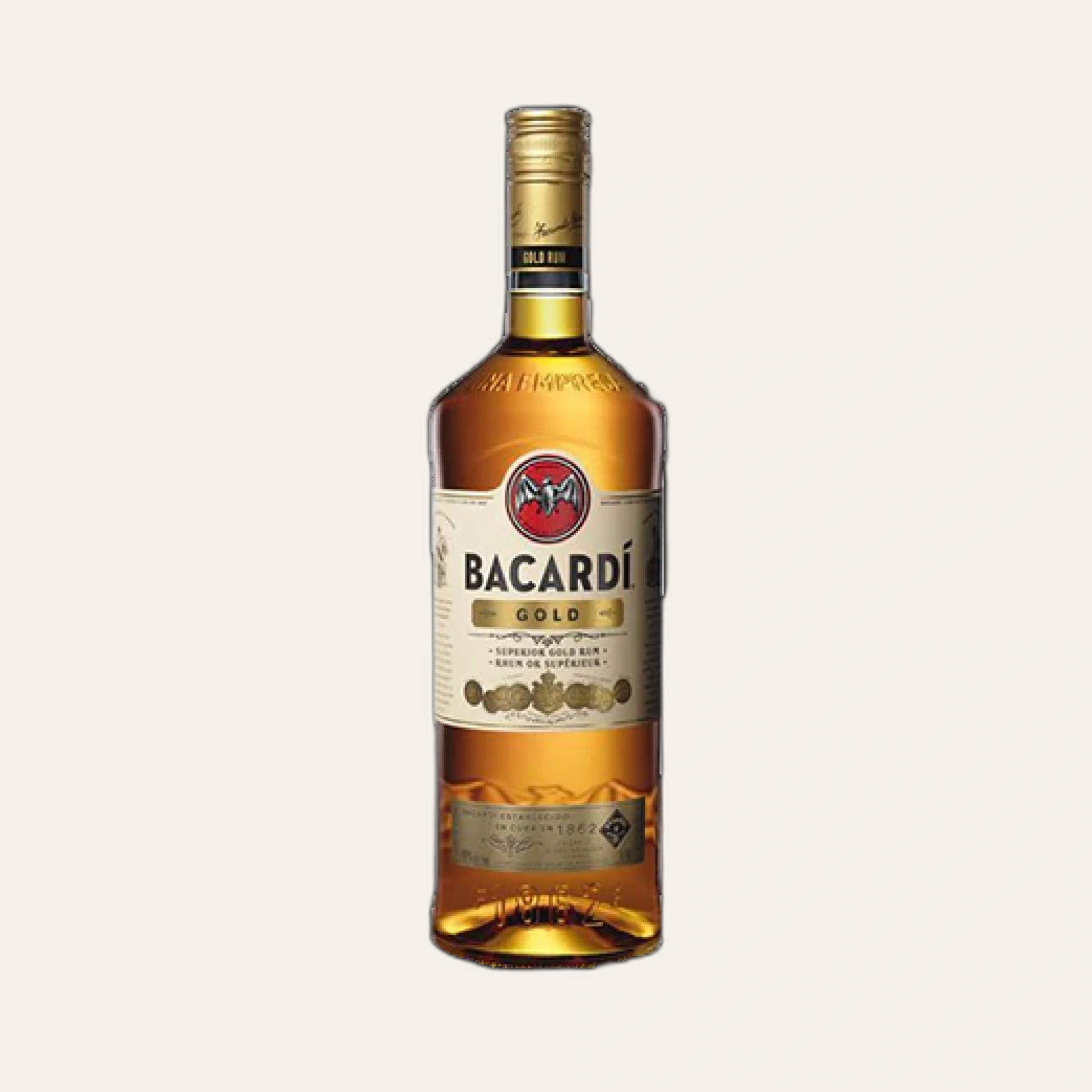 Rượu Rum Bacardi Carta Oro Gold 1000 ml