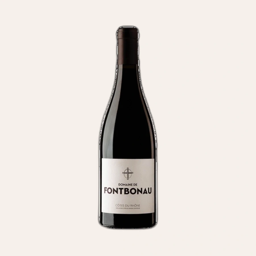 Rượu Vang Đỏ Pháp Domaine de Fontbonau Cotes du Rhone