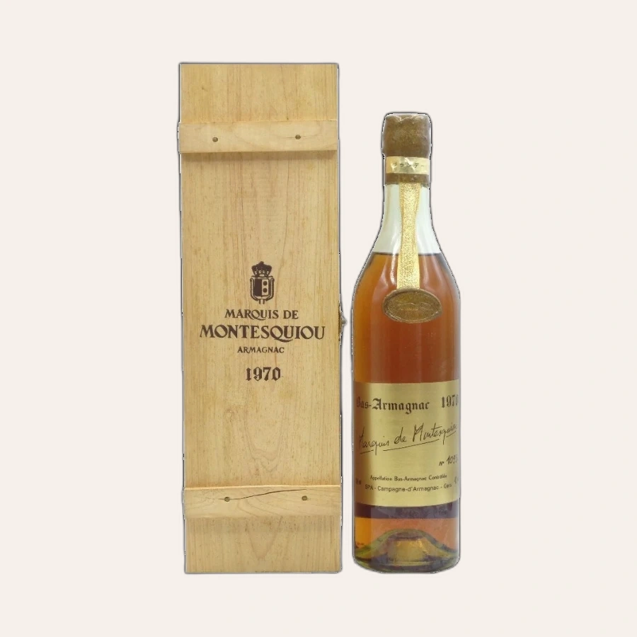 Rượu Brandy Pháp Marquis De Montesquiou 1970