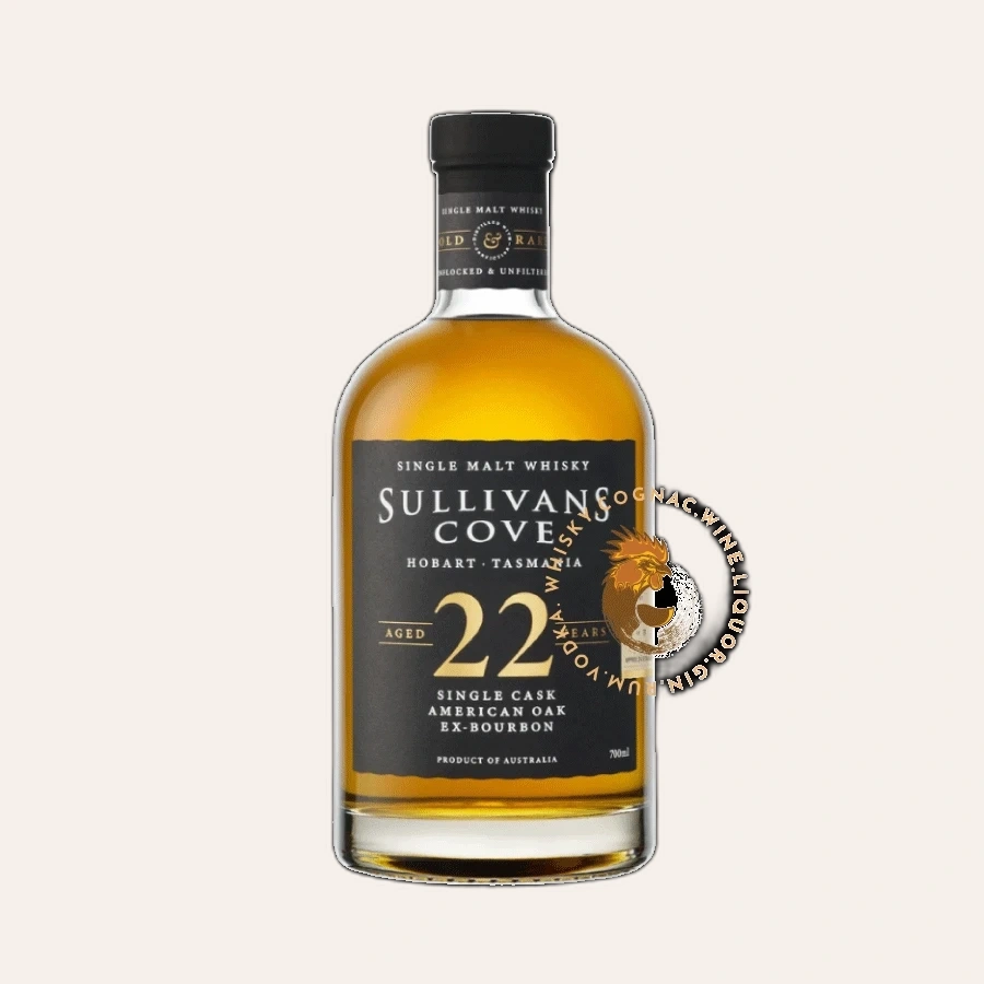 Rượu Whisky Úc Sullivans Cove 22 Year Old American Oak