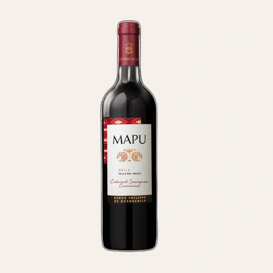 Rượu Vang Đỏ Chile Baron P. de Rothschild Mapu