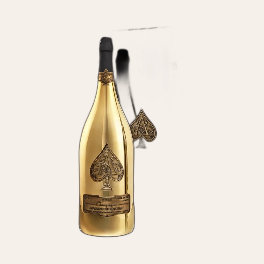 Rượu Champagne Pháp Armand De Brignac Methuselah Ace Of Spades Brut Gold Magnum 6L