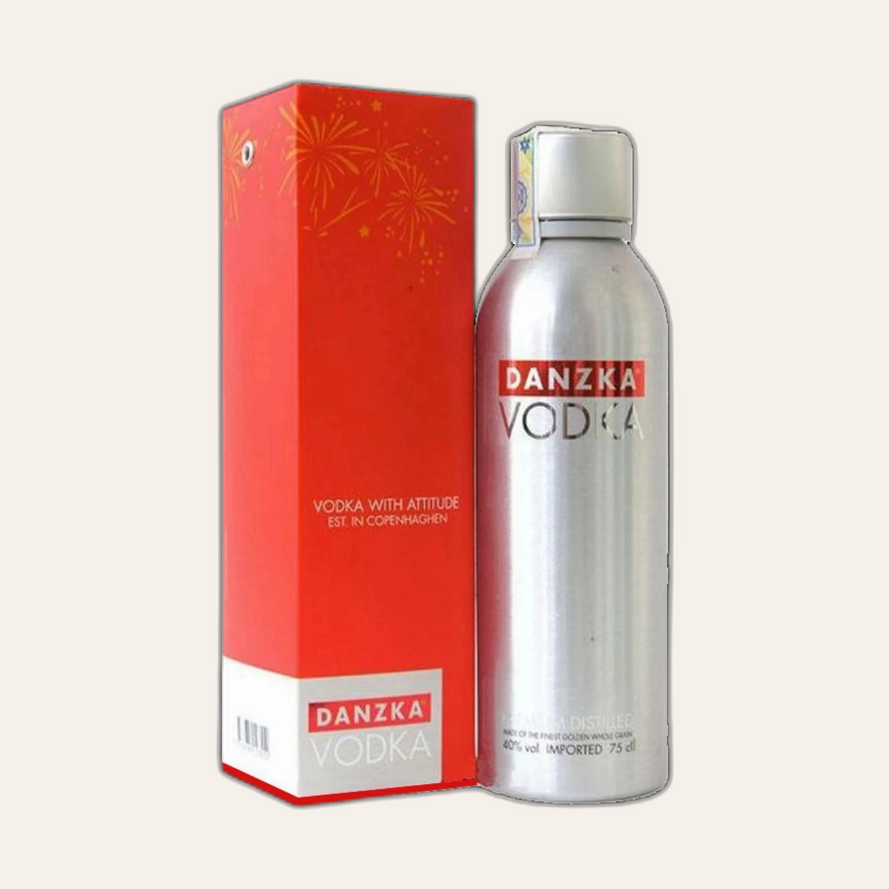 Rượu Vodka Đan Mạch Danzka có hộp 750ml