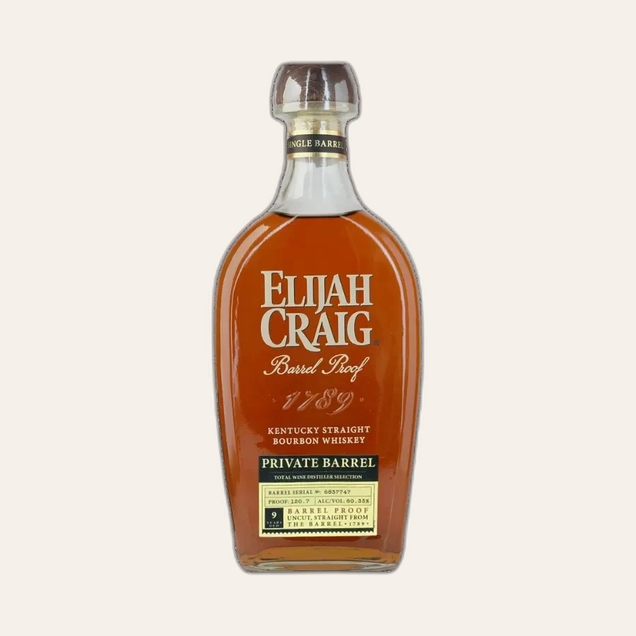 Rượu Whisky Elijah Craig 9 Year Old Private Barrel