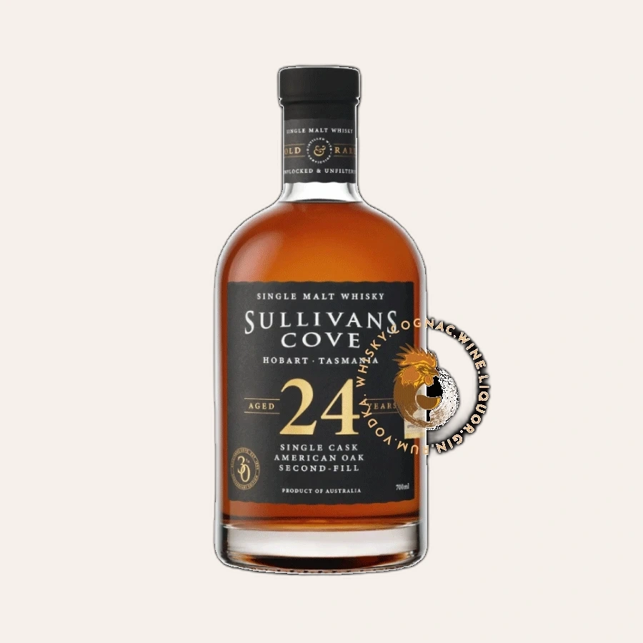 Rượu Whisky Úc Sullivans Cove 24 Year Old American Oak