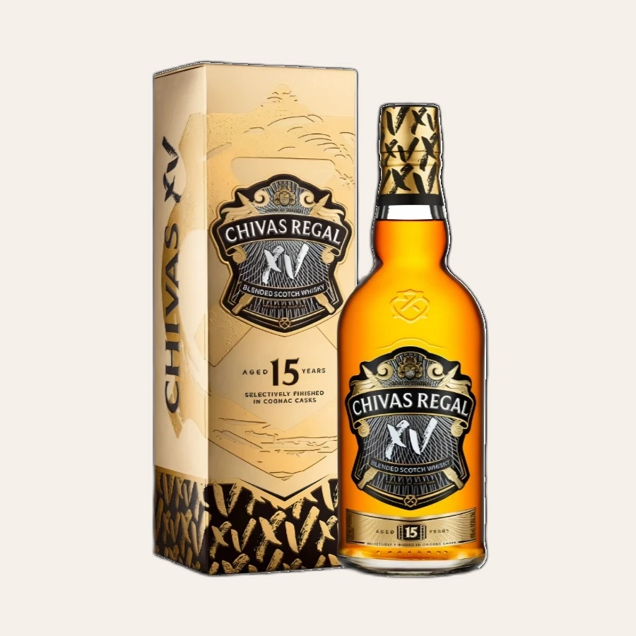 Rượu Whisky Chivas 15 Year Old (Chivas XV) Mẫu 2024