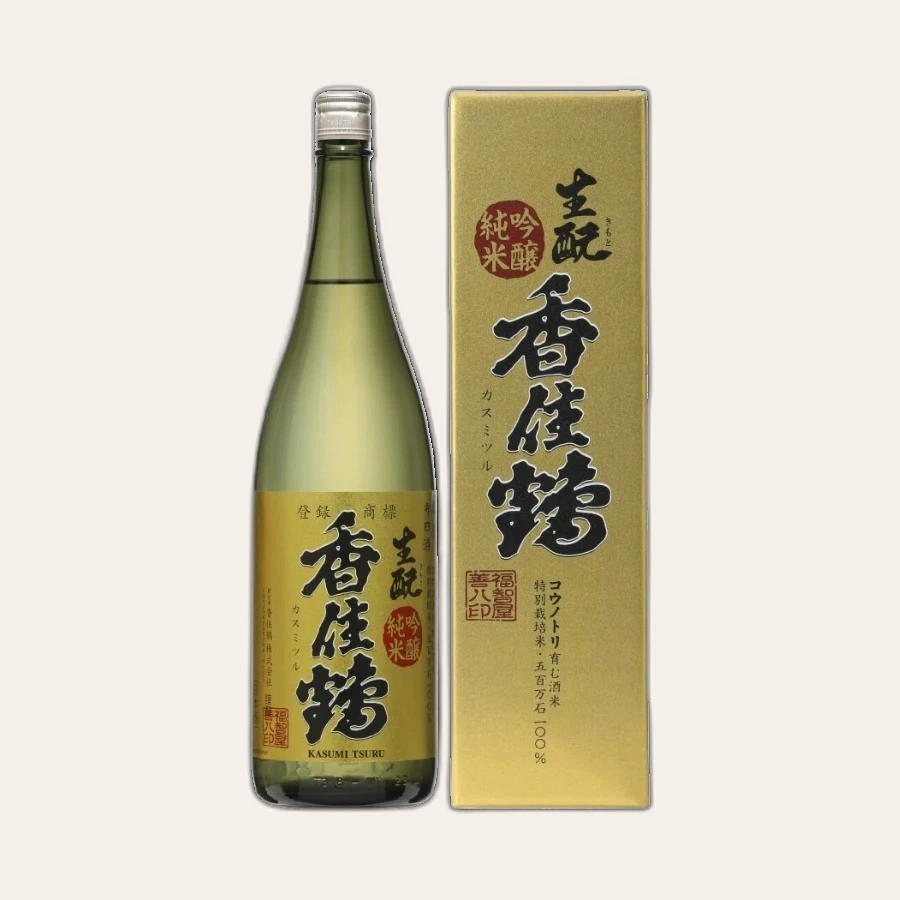 Rượu Sake Nhật Bản Kasumitsuru Kimoto Junmai Ginjo