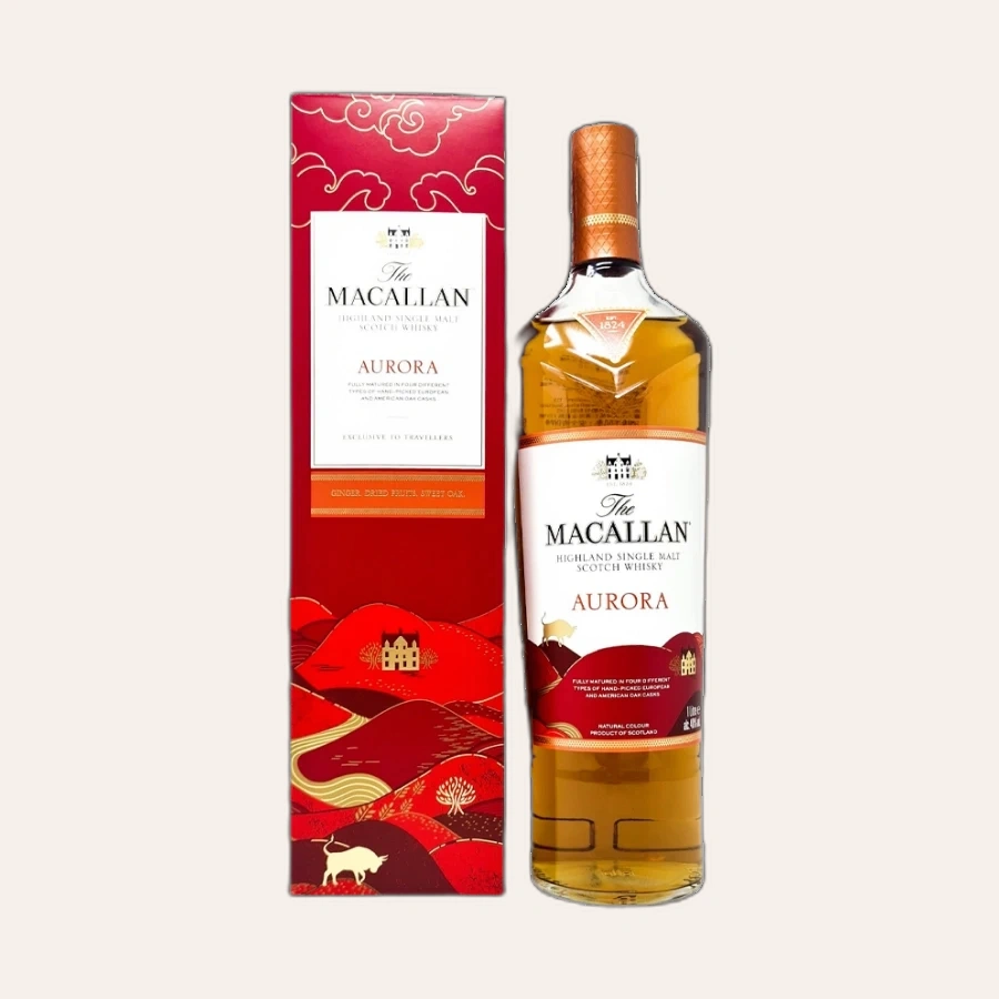 Rượu Whisky Macallan Aurora  Phiên Bản Tết 2021