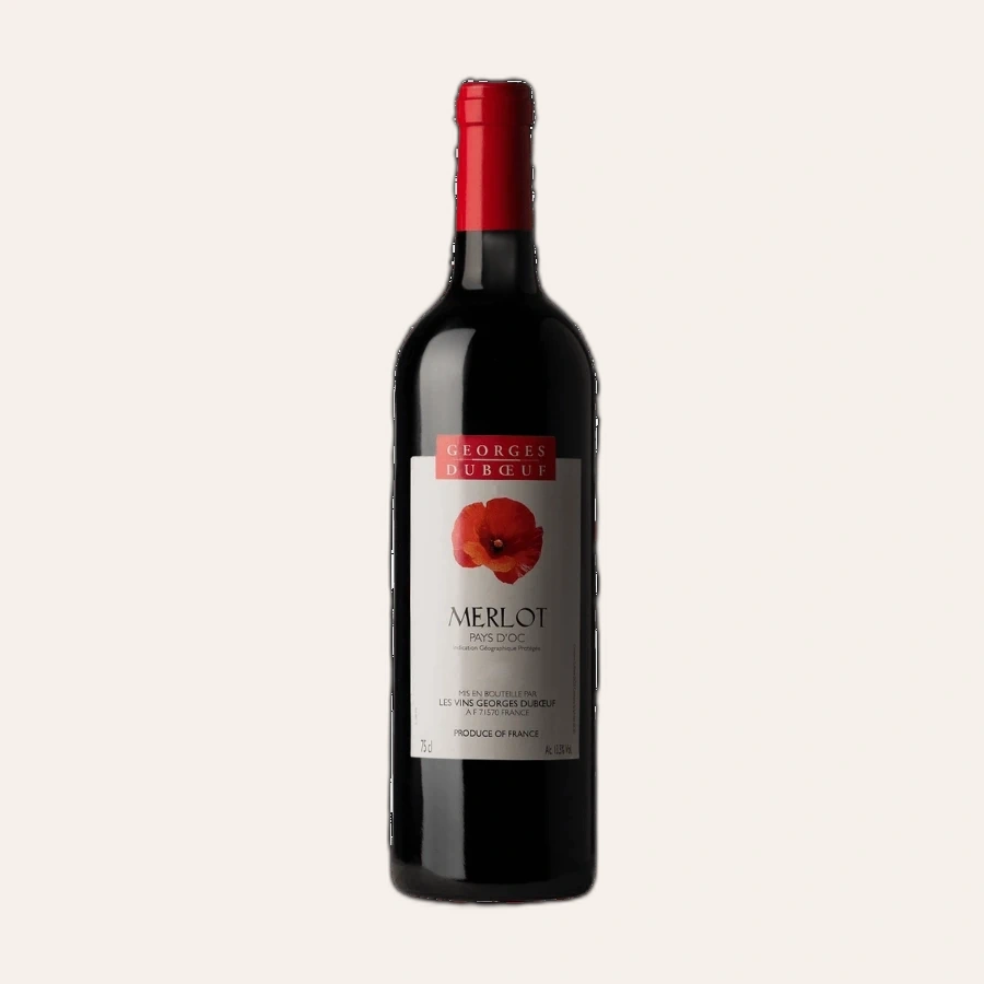 Rượu Vang Đỏ Pháp Georges Duboeuf Pays d’Oc Merlot
