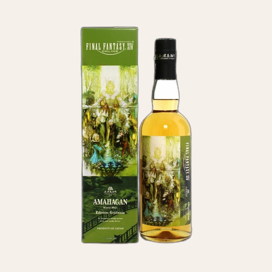 Rượu Whisky Nhật Amahagan World Blended Gridania Edition - Final Fantasy XIV 10th Anniversary