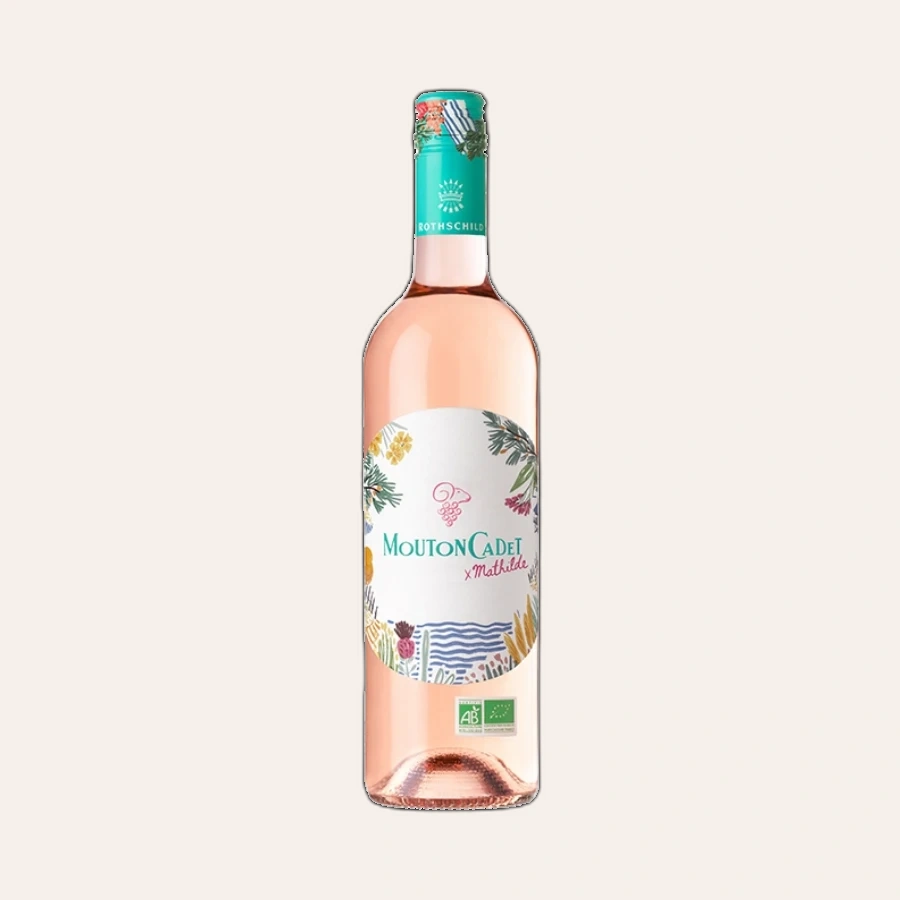 Rượu Vang Hồng Pháp Mouton Cadet Rose x Mathilde