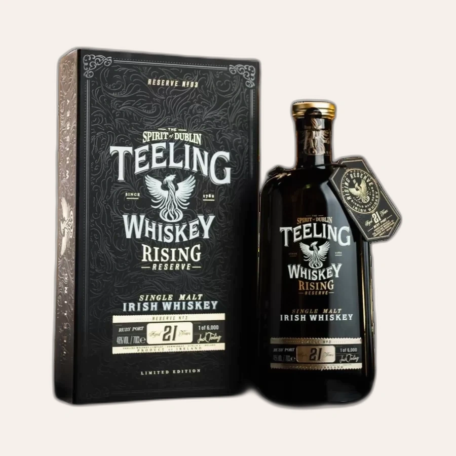 Rượu Whisky Teeling 21 Year Old Rising Reserved No.3 Ruby Port