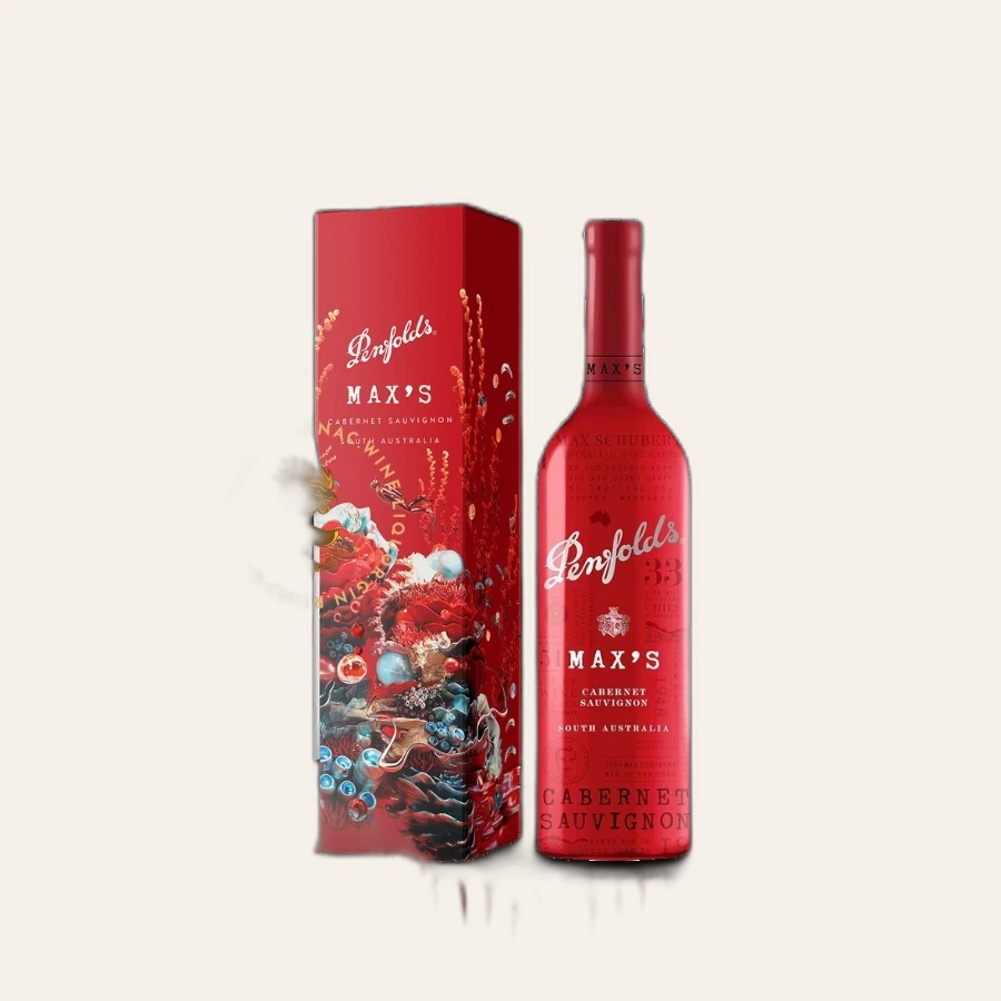 Rượu Vang Đỏ Úc Penfolds Max's Range Hộp Quà Tết 2025