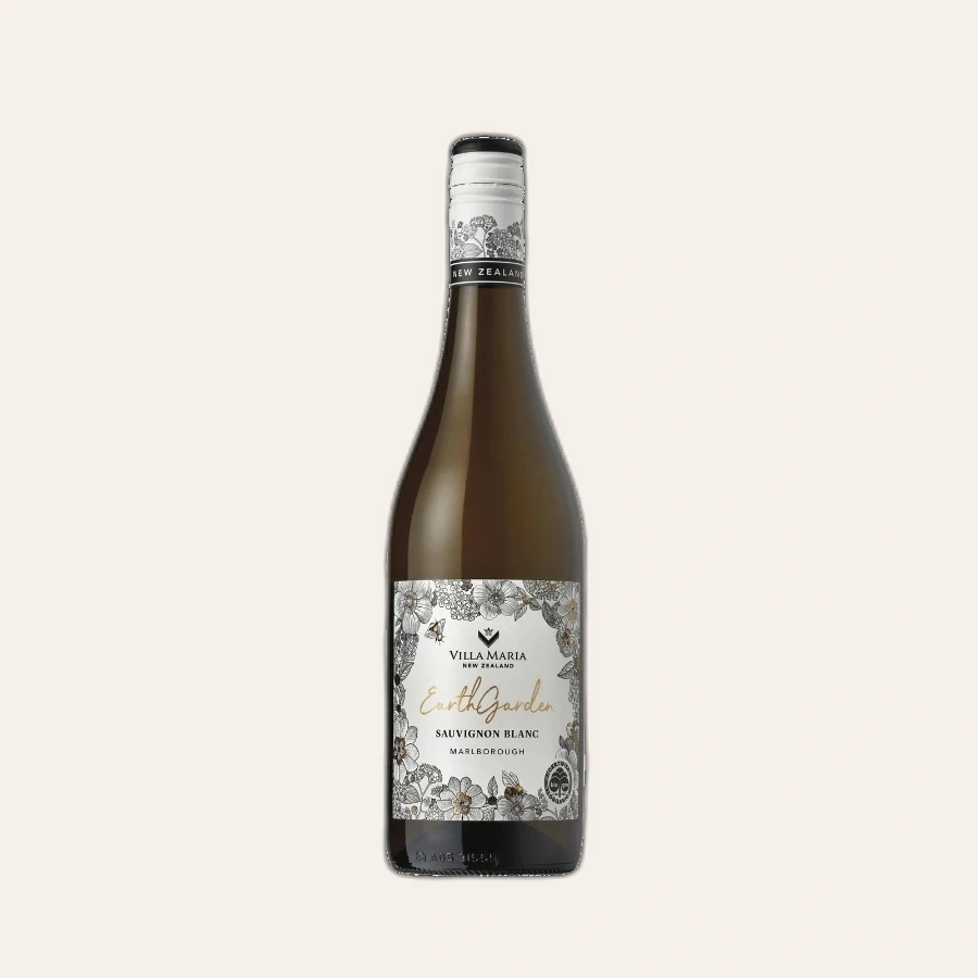 Rượu Vang Trắng New Zealand Villa Maria Earth Garden Sauvignon Blanc
