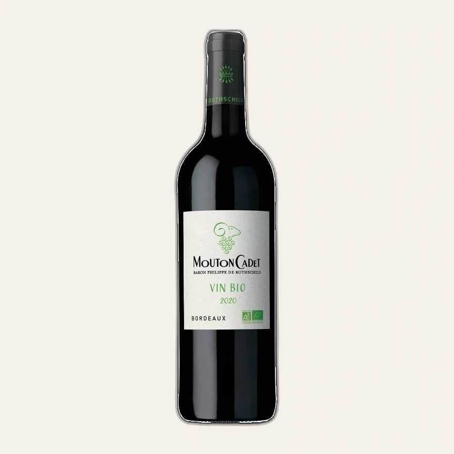 Rượu Vang Đỏ Pháp Baron P. de Rothschild Mouton Cadet Bordeaux Organic