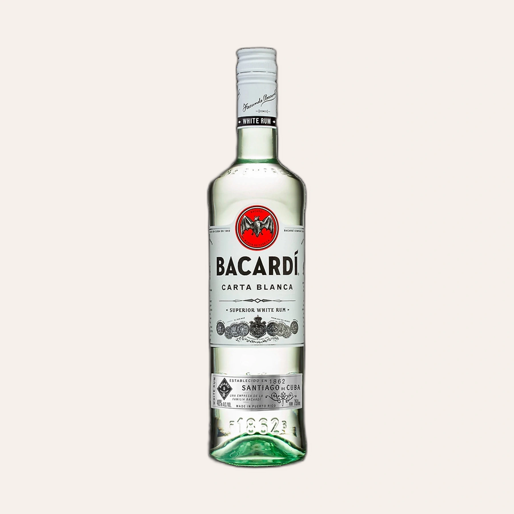 Rượu Rum Bacardi Carta Blanca 1000ml