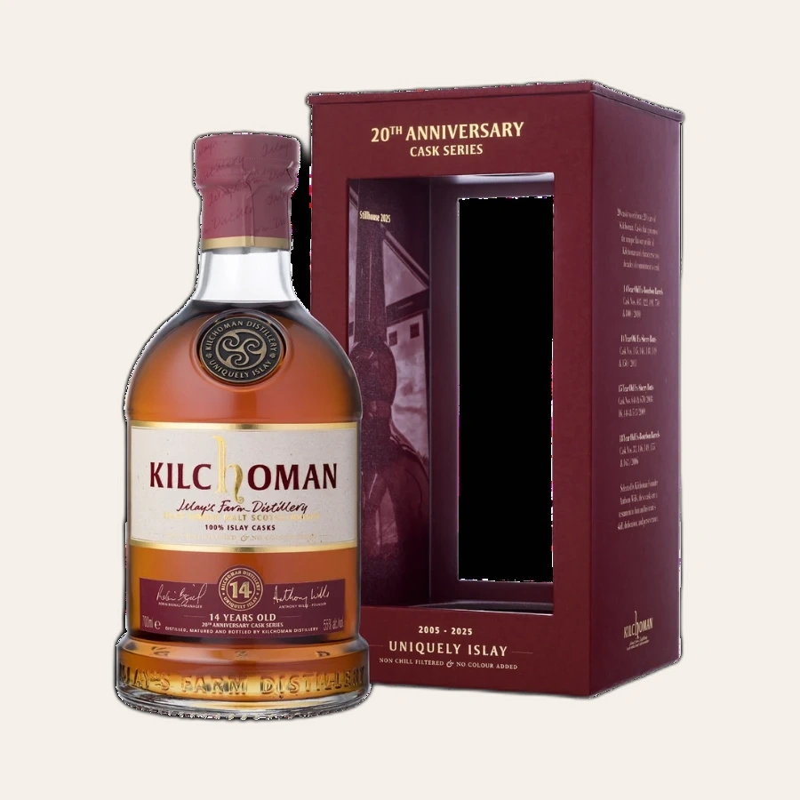 Rượu Whisky Kilchoman 14 Year Old Sherry Cask 20th Anniversary Cask Series