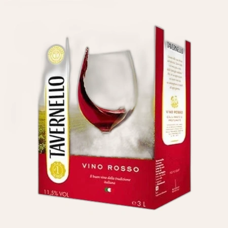 Rượu Vang Bịch Tavernello Vino Rosso BIB 3L