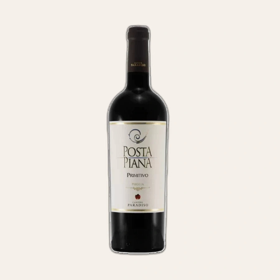 Rượu Vang Đỏ Ý Cantine Paradiso Posta Piana Primitivo