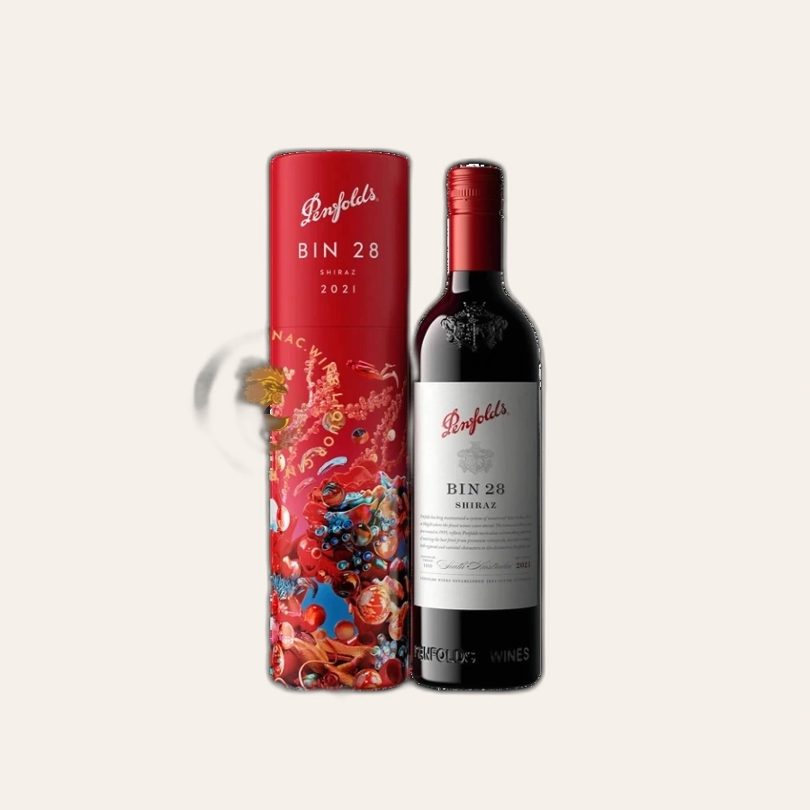 Rượu Vang Đỏ Úc Penfolds Bin 28 Hộp Quà Tết 2025