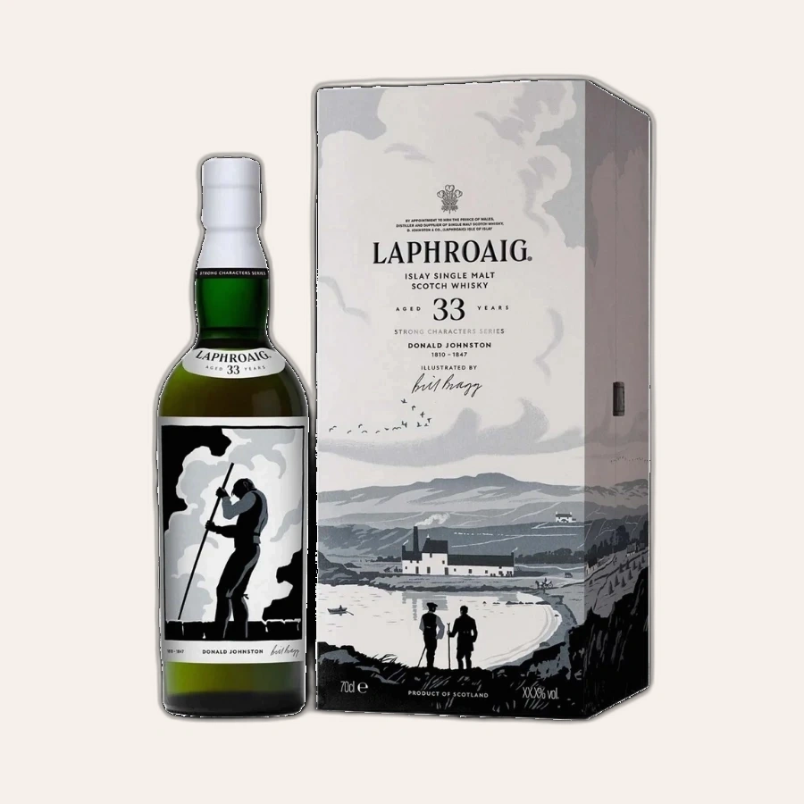 Rượu Whisky Laphroaig 33 Year Old Strong Characters
