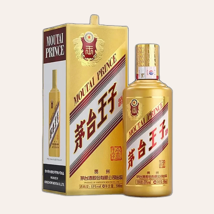 Rượu Kweichow Moutai Prince/ Mao Đài Hoàng Tử Vàng/ 茅台王子酒（金王子）