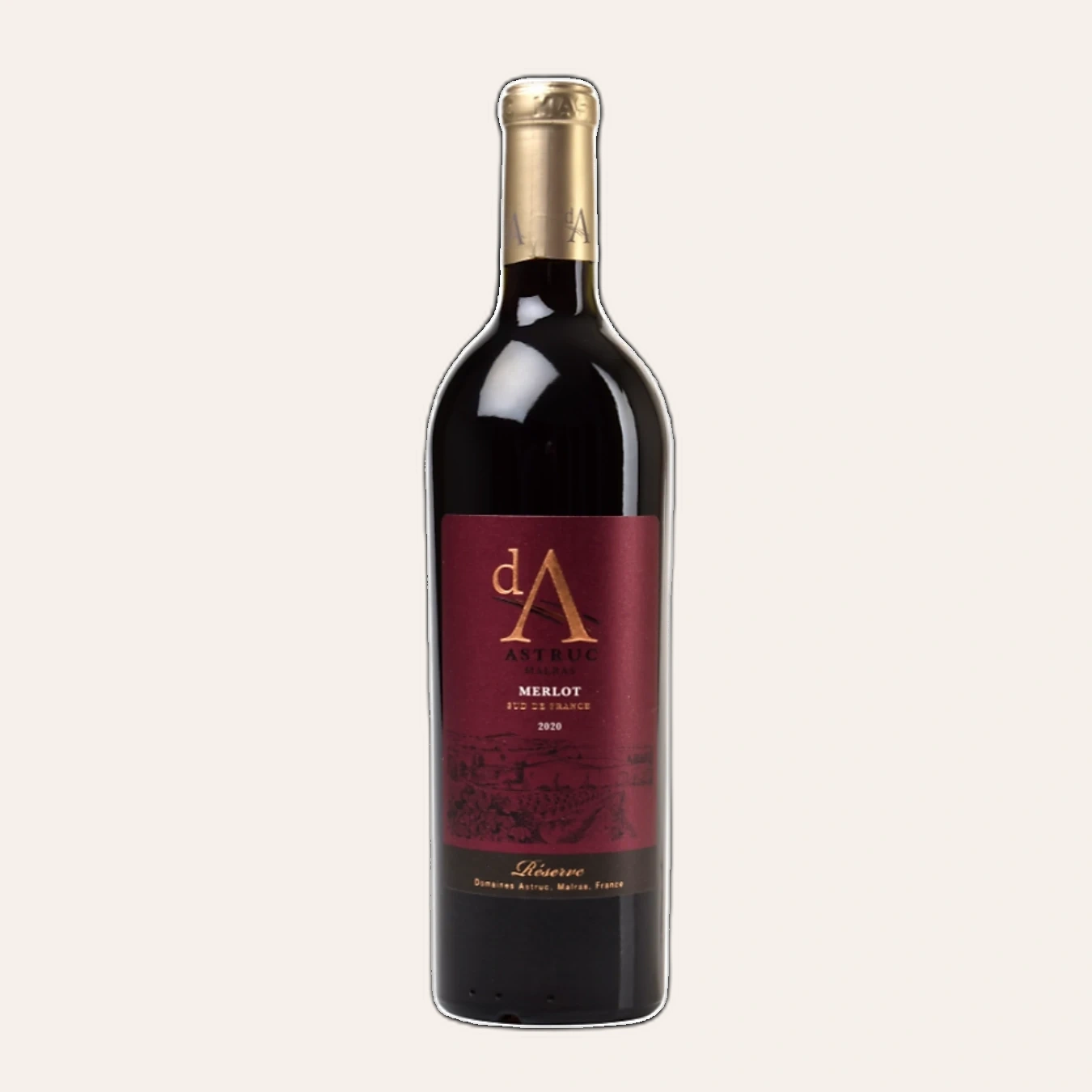 Rượu Vang Đỏ Pháp Da Merlot Reserve