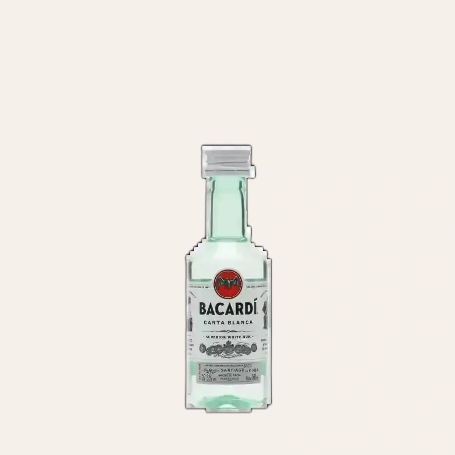 Rượu Rum Cuba Bacardi Carta Blanca Rum 50ml