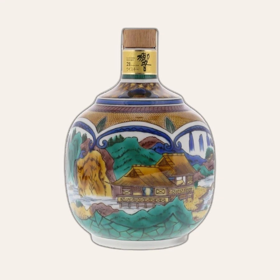 Rượu Whisky Nhật Hibiki 21 Year Old Kutani Ceramic Decanter 2007 Release