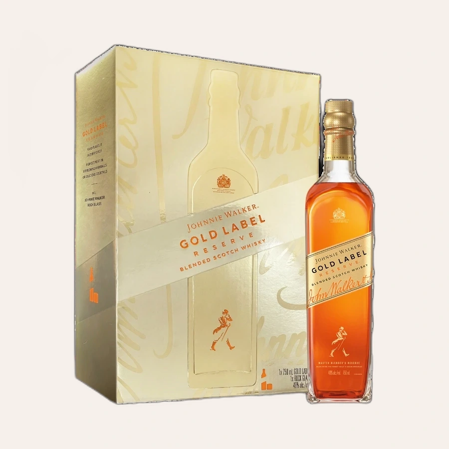 Rượu Whisky Johnnie Walker Gold Label Reserve Hộp Quà Tết 2026