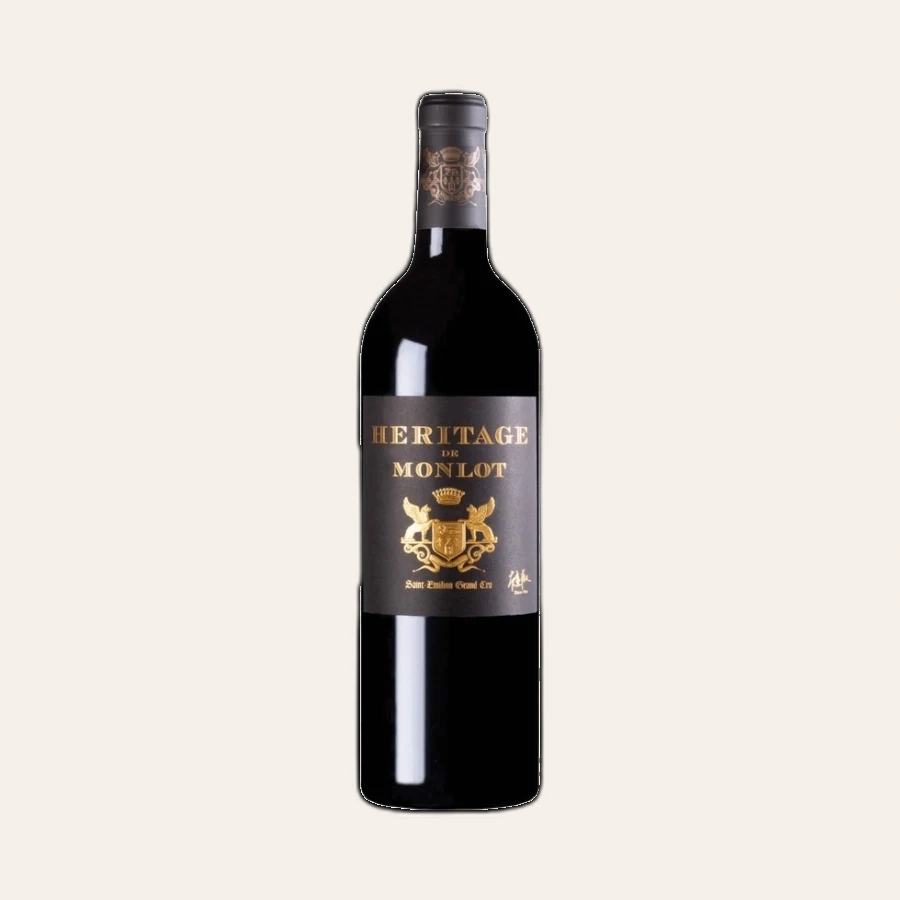 Rượu Vang Đỏ Pháp Heritage De Monlot Stemilion Grand Cru 2010