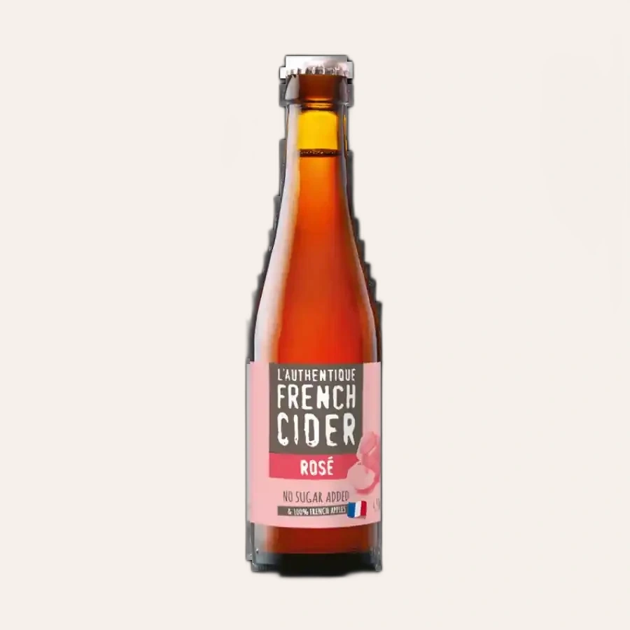 Nước Ép Táo Lên Men Pháp L'Authentique French Cider Val De France Rose 330ml